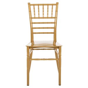 Polypropylene catering chair Tiffany New gold 41.2x49.7x89cm Hm8058.05