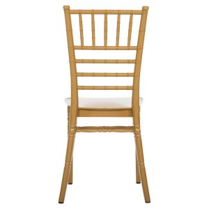 Polypropylene catering chair Tiffany New gold 41.2x49.7x89cm Hm8058.05