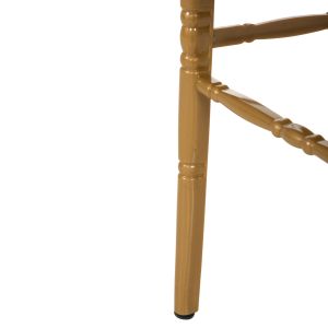 Polypropylene catering chair Tiffany New gold 41.2x49.7x89cm Hm8058.05