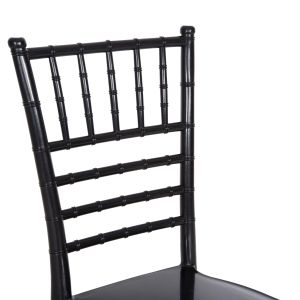 Polypropylene catering chair Tiffany New glossy black 42x48x88.5cm Hm8058.07