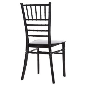 Polypropylene catering chair Tiffany New glossy black 42x48x88.5cm Hm8058.07