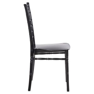 Polypropylene catering chair Tiffany New glossy black 42x48x88.5cm Hm8058.07