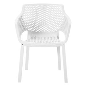 Polypropylene dining chair Peggy Hm6368.01 white 60x55x79cm.