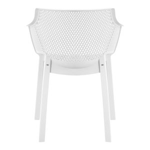 Polypropylene dining chair Peggy Hm6368.01 white 60x55x79cm.