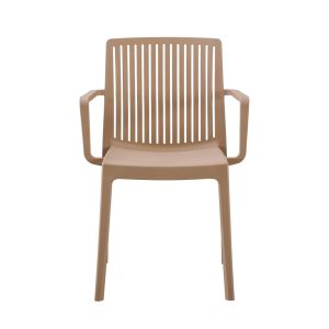 Polypropylene armchair Ida cappuccino 41.3x54.2x81.8cm Hm6127.05