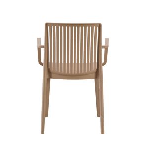 Polypropylene armchair Ida cappuccino 41.3x54.2x81.8cm Hm6127.05
