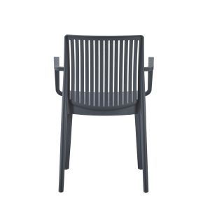 Polypropylene armchair Ida gray 41.3x54.2x81.8cm Hm6127.03