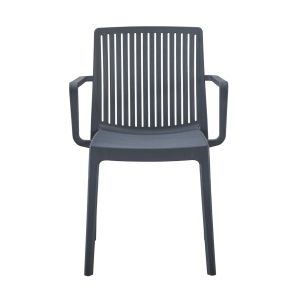 Polypropylene armchair Ida gray 41.3x54.2x81.8cm Hm6127.03
