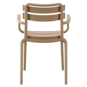 Polypropylene armchair Philly beige 58.5x49x83.5cm Hm6123.06