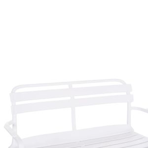 Polypropylene two-seater bench Korver Hm6332.01 white 113x65x76 cm.