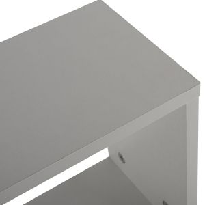 Amabella side table with storage in white Hm8956,13