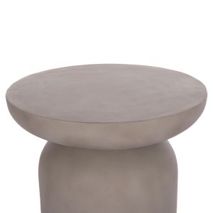 Помощна маса Anna Santorini Hm18160.03 фиброцимент в сиво -- Φ60x76 см.