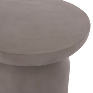 Помощна маса Anna Santorini Hm18160.03 фиброцимент в сиво -- Φ60x76 см.