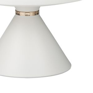 Помощна маса Coozlin бял мрамор метал D70x40см