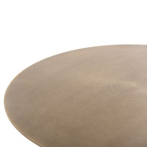 Помощна маса Cutty метал в черно и антик месинг D51x55,5cm Hm9723