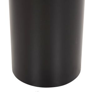 Помощна маса Cutty метал в черно и антик месинг D51x55,5cm Hm9723