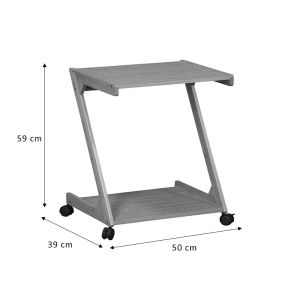 Side table Fit Mdf natural 50x39x59cm