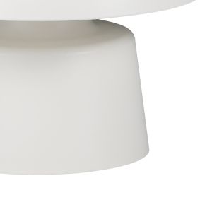 Помощна маса Ginoze бял метал D70x40см