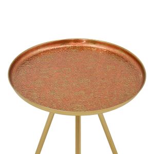 Jacksie side table metal gold D46x48cm