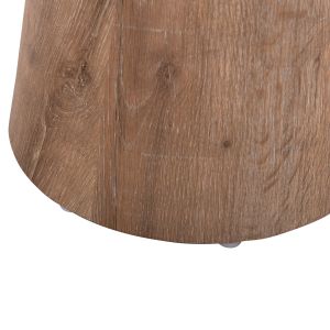Помощна маса Karan Hm18029 Mdf в цвят натурално дърво Φ45x56,5hcm