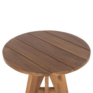 Side table Leo solid teak Hm9859.11 D60x75hcm