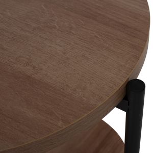 Side table Ned round on 2 levels Hm8754,11