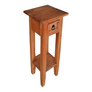 Помощна маса Orkney естествен цвят махагоново дърво 25x25x67см