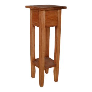 Помощна маса Orkney естествен цвят махагоново дърво 25x25x67см