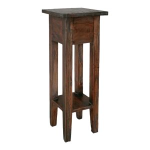 Помощна маса Orkney орех цвят махагоново дърво 25x25x67см