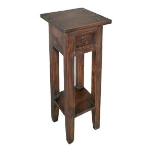 Помощна маса Orkney орех цвят махагоново дърво 25x25x67см