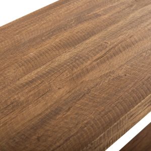Помощна маса Ranch махагоново дърво естествен цвят 90x25x45hcm Hm9752