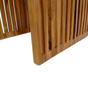 Side table Saimon teak in natural shade 40x40x40cm