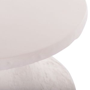 Помощна маса Santorin Rebon Hm18156.02l фибро цимент в бял Цвят--φ40x56.5hcm