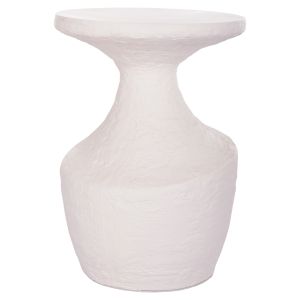 Помощна маса Santorin Rebon Hm18156.02l фибро цимент в бял Цвят--φ40x56.5hcm