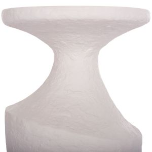 Помощна маса Santorin Rebon Hm18156.02l фибро цимент в бял Цвят--φ40x56.5hcm