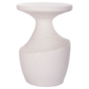 Помощна маса Santorin Rebon Hm18156.02l фибро цимент в бял Цвят--φ40x56.5hcm