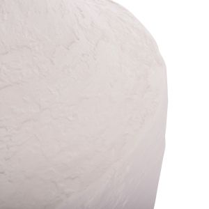 Помощна маса Santorin Rebon Hm18156.02l фибро цимент в бял Цвят--φ40x56.5hcm