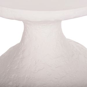 Помощна маса Santorin Rebon Hm18156.02l фибро цимент в бял Цвят--φ40x56.5hcm