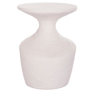 Помощна маса Santorin Rebon Hm18156.02s фибро цимент в бял Цвят--φ27.5x50hcm