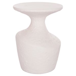 Помощна маса Santorin Rebon Hm18156.02s фибро цимент в бял Цвят--φ27.5x50hcm