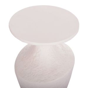 Помощна маса Santorin Rebon Hm18156.02s фибро цимент в бял Цвят--φ27.5x50hcm