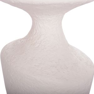 Помощна маса Santorin Rebon Hm18156.02s фибро цимент в бял Цвят--φ27.5x50hcm