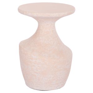 Помощна маса Santorin Rebon Hm18156.04l фибро цимент в цвят Праскова--φ40x56.5hcm
