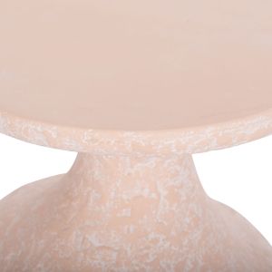 Помощна маса Santorin Rebon Hm18156.04l фибро цимент в цвят Праскова--φ40x56.5hcm