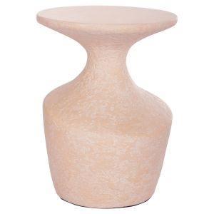 Помощна маса Santorin Rebon Hm18156.04s фибро цимент в цвят Праскова--φ27.5x50hcm