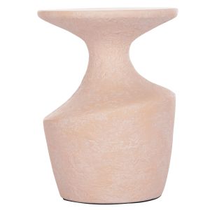 Помощна маса Santorin Rebon Hm18156.04s фибро цимент в цвят Праскова--φ27.5x50hcm