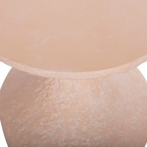 Помощна маса Santorin Rebon Hm18156.04s фибро цимент в цвят Праскова--φ27.5x50hcm