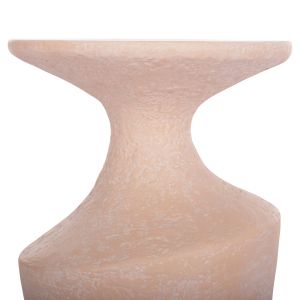 Помощна маса Santorin Rebon Hm18156.04s фибро цимент в цвят Праскова--φ27.5x50hcm