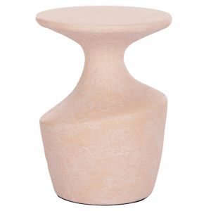 Помощна маса Santorin Rebon Hm18156.04s фибро цимент в цвят Праскова--φ27.5x50hcm