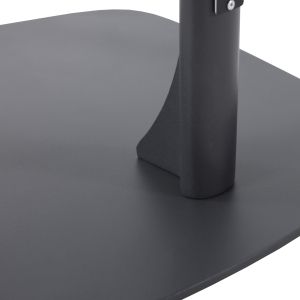 Side table Soffbord Sm6417.02 aluminum charcoal color 40x39x53h